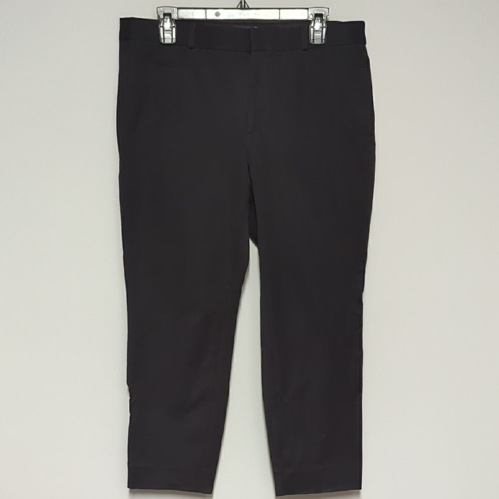 Banana Republic Black Dress Pants with Slim Fit and Cropped Length